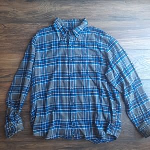 Lands' End Men's XL Flannel